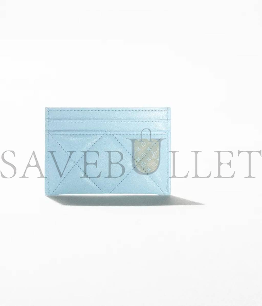 Ch*el Ch*el 19 card holder silver hardware ap1167 b07327 nh626 (11.2*7.5*0.5cm)